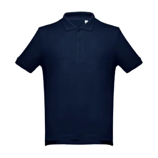 Gift Campaign Polo con maniche a costine in cotone piquet da 195 g/m2 THC Adam> Polo Personalizzate