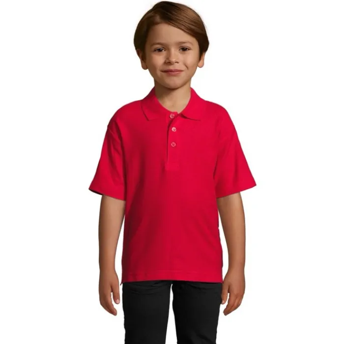 Gift Campaign Polo da bambino in cotone pettinato 170 g/m2 SOL'S Summer II> Polo Personalizzate