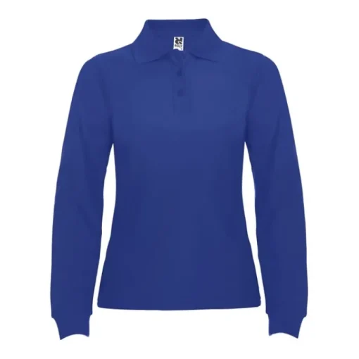 Gift Campaign Polo da donna a maniche lunghe in 100% cotone piqué 220 g/m2 Roly> Polo Personalizzate