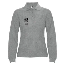 Gift Campaign Polo da donna a maniche lunghe in 100% cotone piqué 220 g/m2 Roly></noscript> Polo Personalizzate