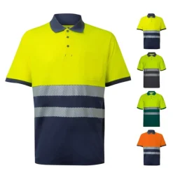 Gift Campaign Polo da lavoro a maniche corte in piqué bicolore 150 g/m2 Velilla></noscript> Polo Personalizzate