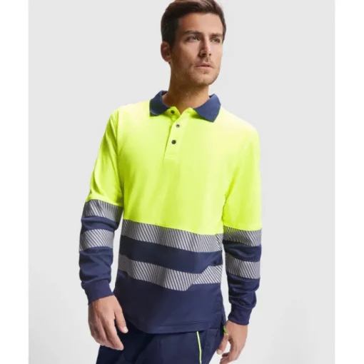 Gift Campaign Polo da lavoro tecnica a maniche lunghe 170 g/m2 Roly Atrio LS> Polo Personalizzate