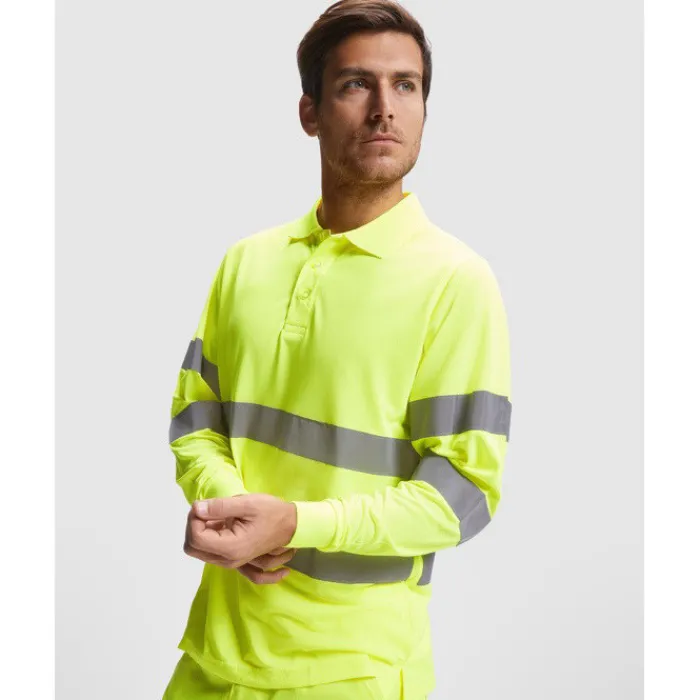 Gift Campaign Polo da lavoro tecnico a maniche lunghe 170 g/m2 Roly Polaris L/S> Polo Personalizzate