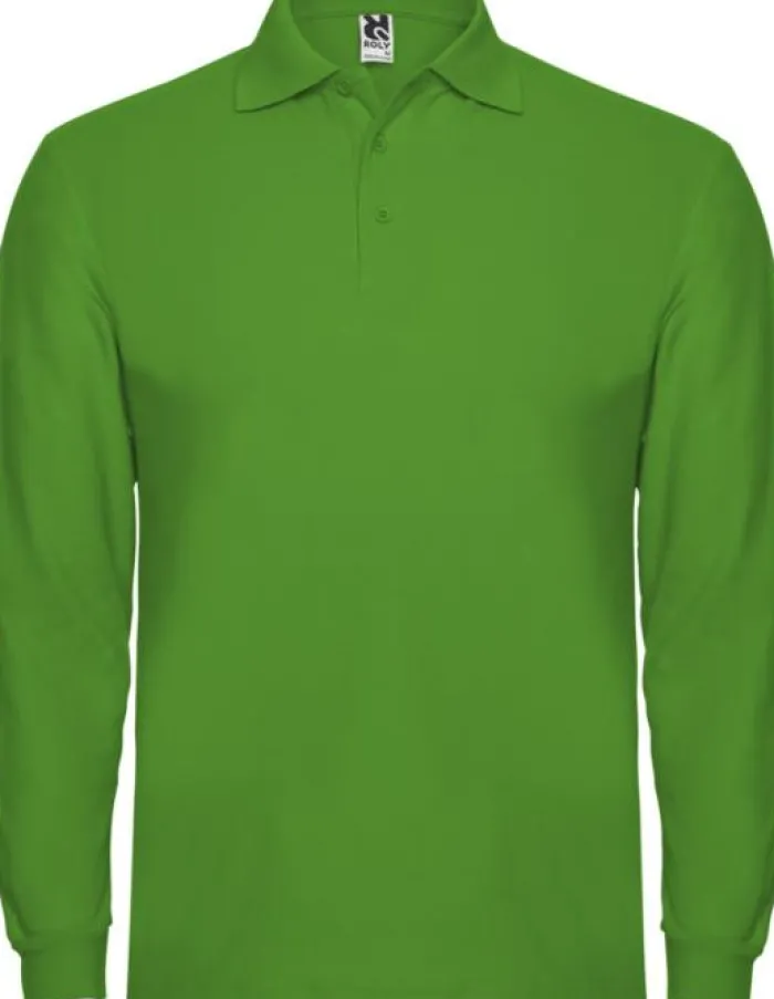 Gift Campaign Polo da uomo a maniche lunghe in 100% cotone piqué 220 g/m2 Roly> Polo Personalizzate