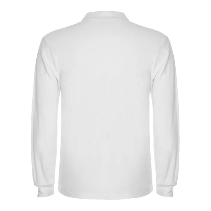Gift Campaign Polo da uomo a maniche lunghe in 100% cotone piqué 220 g/m2 Roly> Polo Personalizzate