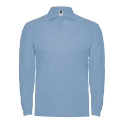 Gift Campaign Polo da uomo a maniche lunghe in 100% cotone piqué 220 g/m2 Roly><noscript><img width=