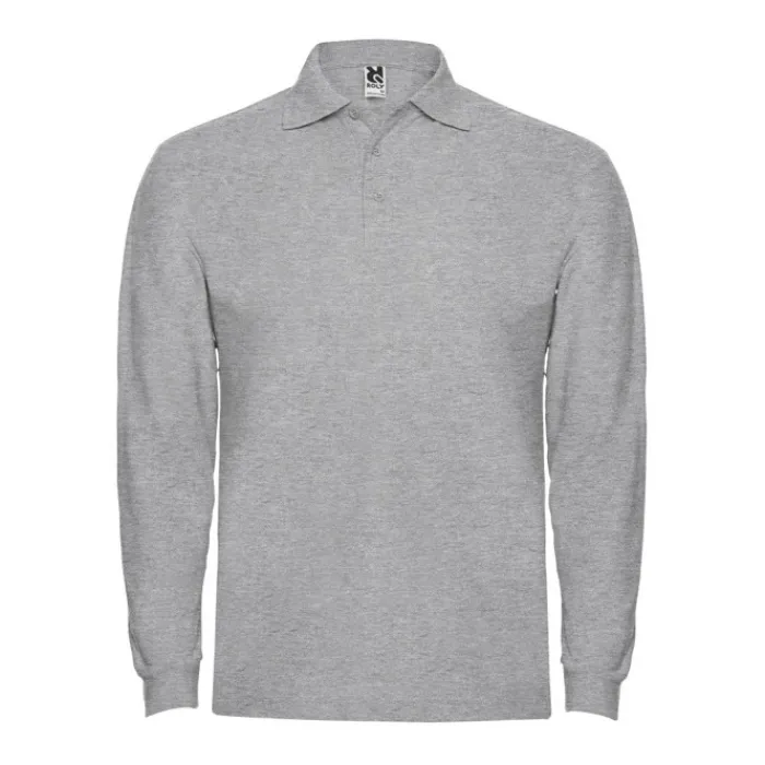 Gift Campaign Polo da uomo a maniche lunghe in 100% cotone piqué 220 g/m2 Roly> Polo Personalizzate