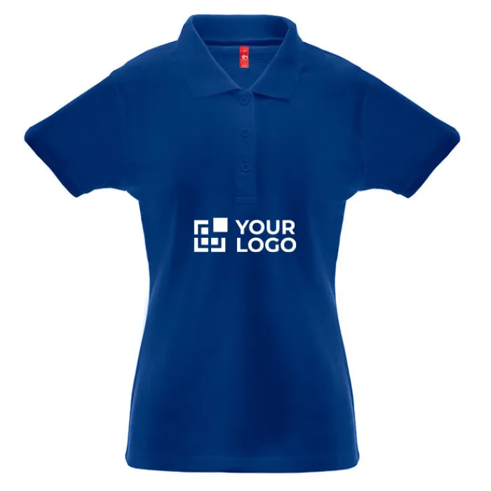 Gift Campaign Polo donna aderenti personalizzate tessuto piquet 200g/m2 THC Berlin> Polo Personalizzate