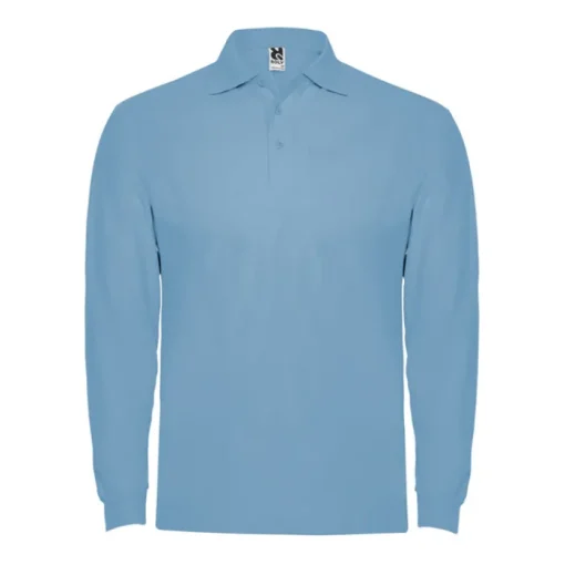 Gift Campaign Polo lunga in cotone con polsini a costine 220g/m2 Roly Direct Estrella> Polo Personalizzate