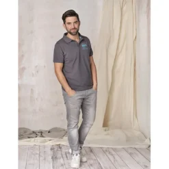 Gift Campaign Polo promozionali in tessuto organico riciclato 220g/m2 Elevate NXT><noscript><img width=