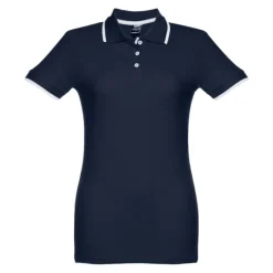 Gift Campaign Polo slim fit bicolore da donna in cotone piquet cardato 210 g/m2 Rome></noscript> Polo Personalizzate