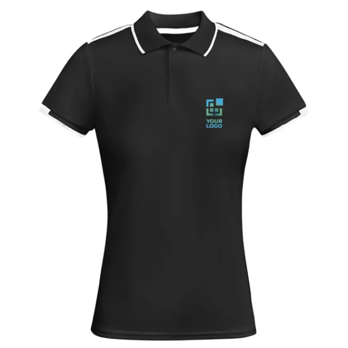Gift Campaign Polo sportiva bicolore da donna in poliestere 140 g/m² Roly> Polo Personalizzate
