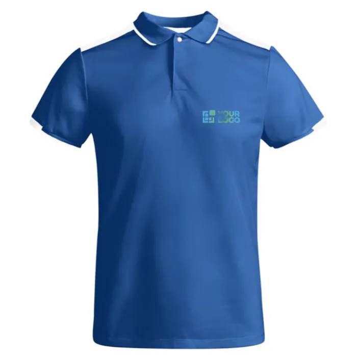 Gift Campaign Polo sportiva bicolore da uomo in poliestere 140 g/m² Roly> Polo Personalizzate