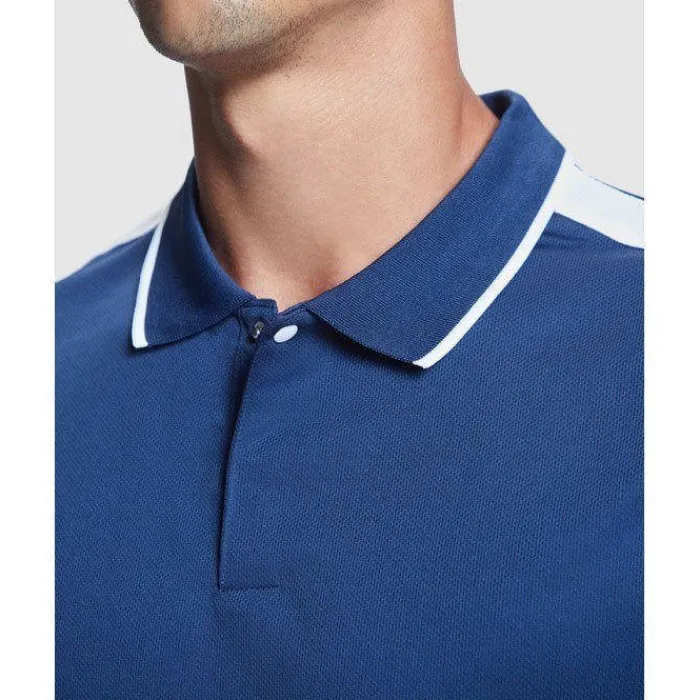 Gift Campaign Polo sportiva bicolore da uomo in poliestere 140 g/m² Roly> Polo Personalizzate