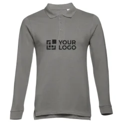 Gift Campaign Polo uomo a maniche lunghe in cotone piquet cardato 210 g/m2 THC Bern><noscript><img width=