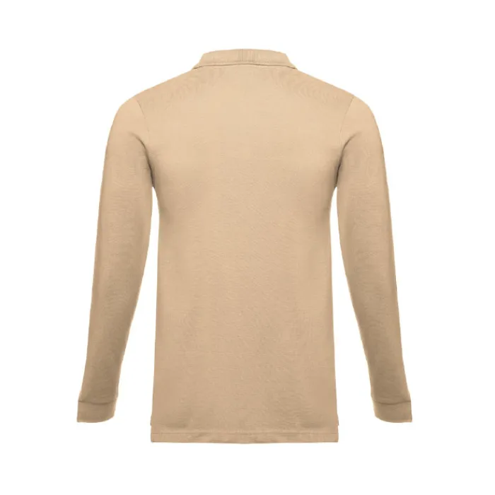 Gift Campaign Polo uomo a maniche lunghe in cotone piquet cardato 210 g/m2 THC Bern> Polo Personalizzate