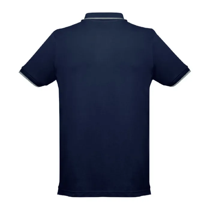 Gift Campaign Polo uomo slim fit 3 bottoni in cotone piquet cardato 210g/m2 THC Rome> Polo Personalizzate