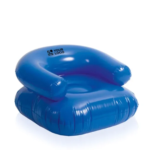 Gift Campaign Poltrona gonfiabile da spiaggia in PVC con comodo schienale Relax> Gadget Da Mare