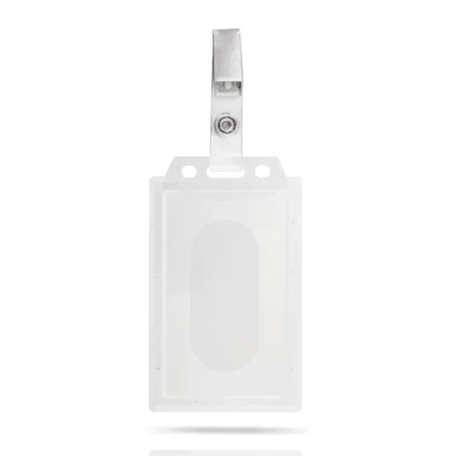 Gift Campaign Porta badge rigido perfetto da agganciare alla tasca 5,5x8,7cm> Lanyard E Porta Badge Personalizzati