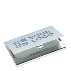 Gift Campaign Porta biglietti da visita con logo in alluminio da incidere AluCase><noscript><img width=