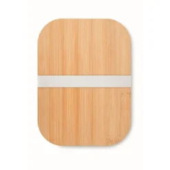 Gift Campaign Porta pranzo in vetro da 800 ml con 3 scomparti e coperchio in bambù></noscript> Porta Pranzo