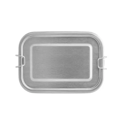 Gift Campaign Porta pranzo personalizzati in acciaio inox riciclato con fibbie laterali 750ml> Porta Pranzo