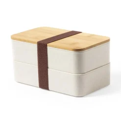 Gift Campaign Porta pranzo personalizzati senza BPA con coperchio in bambù 1,4l Mix Duo></noscript> Porta Pranzo