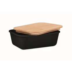 Gift Campaign Porta pranzo personalizzati con coperchio in bambu 1L Mix Bamboo><noscript><img width=