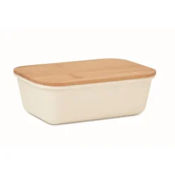 Gift Campaign Porta pranzo personalizzati con coperchio in bambu 1L Mix Bamboo><noscript><img width=