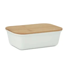 Gift Campaign Porta pranzo personalizzati con coperchio in bambu 1L Mix Bamboo><noscript><img width=
