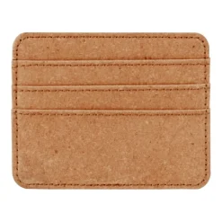 Gift Campaign Portabiglietti da visita personalizzati in pelle riciclata con tre tasche> Porta Biglietti Da Visita