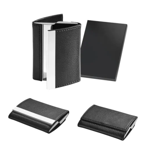 Gift Campaign Portabigliettini da visita doppio scomparto placca metallo Executive> Gadget Per L'Ufficio|Porta Biglietti Da Visita