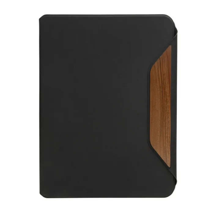 Gift Campaign Portablocco con copertina rigida in noce con carta 70 g/m2 A4 a righe> Portadocumenti Personalizzati