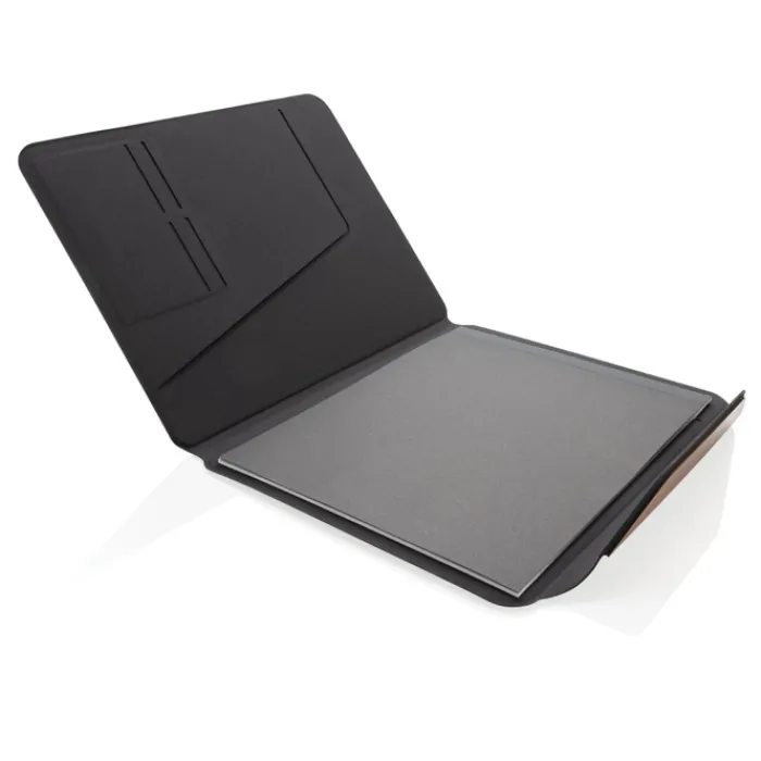 Gift Campaign Portablocco con copertina rigida in noce con carta 70 g/m2 A4 a righe> Portadocumenti Personalizzati