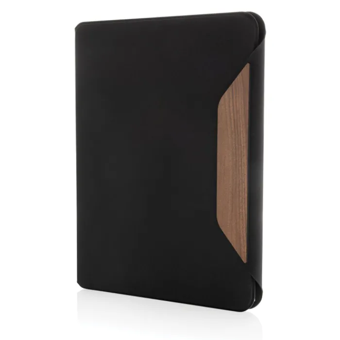 Gift Campaign Portablocco con copertina rigida in noce con carta 70 g/m2 A4 a righe> Portadocumenti Personalizzati