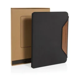 Gift Campaign Portablocco con copertina rigida in noce con carta 70 g/m2 A4 a righe><noscript><img width=