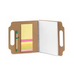 Gift Campaign Portablocco con fogli neutri post-it e penna cartone riciclato Voyage></noscript> Block Notes|Taccuini Tascabili E Quadernini A6