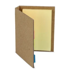 Gift Campaign Portablocco di carta kraft con memo stickers in 2 formati><noscript><img width=