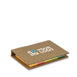 Gift Campaign Portablocco di carta kraft con memo stickers in 2 formati><noscript><img width=