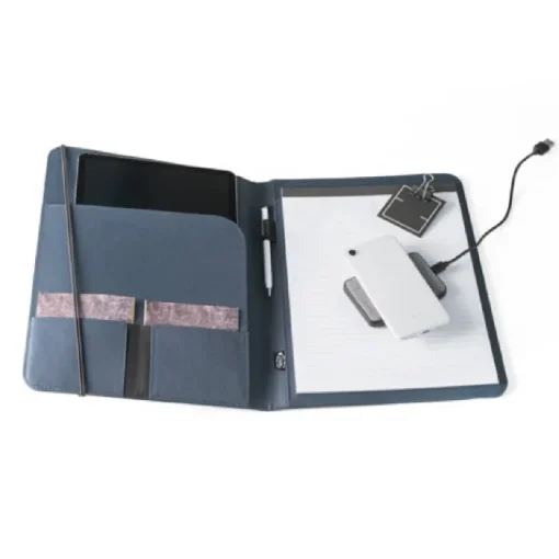 Gift Campaign Portablocco personalizzato A4 elastico più tasche e fogli Folder RPET> Portadocumenti Personalizzati