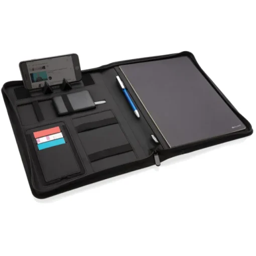 Gift Campaign Portablocco pubblicitario ricarica wireless e più tasche Pro Wireless> Portadocumenti Personalizzati