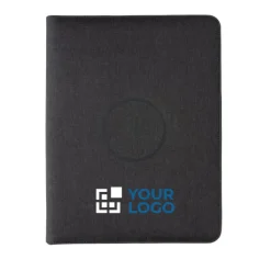 Gift Campaign Portablocco pubblicitario ricarica wireless e più tasche Pro Wireless></noscript> Portadocumenti Personalizzati