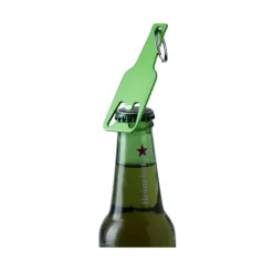 Gift Campaign Portachiavi apribottiglie in 5 colori con logo da incidere Beer></noscript> Portachiavi Apribottiglie