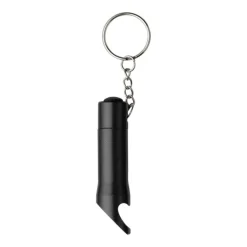 Gift Campaign Portachiavi apribottiglie in ​​alluminio con logo e torcia a 3 LED> Portachiavi Apribottiglie