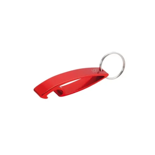 Gift Campaign Portachiavi apribottiglie in alluminio riciclato GRS> Portachiavi Apribottiglie