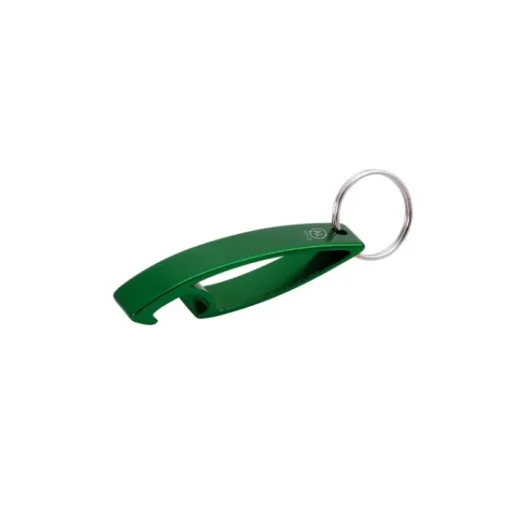 Gift Campaign Portachiavi apribottiglie in alluminio riciclato GRS> Portachiavi Apribottiglie
