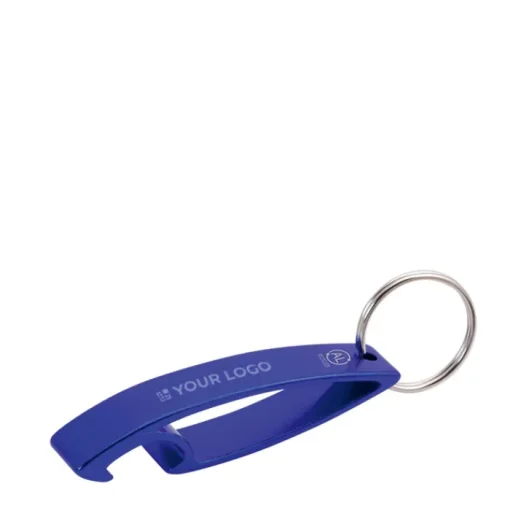 Gift Campaign Portachiavi apribottiglie in alluminio riciclato GRS> Portachiavi Apribottiglie