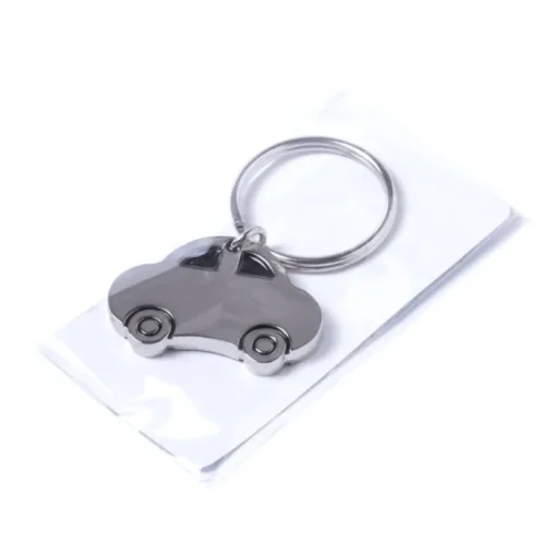 Gift Campaign Portachiavi aziendale a forma di auto per incisione con anello Car> Gadget Per Auto|Portachiavi In Metallo