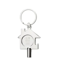 Gift Campaign Portachiavi con chiave di sfiato gettone e apribottiglie in zinco RCS></noscript> Portachiavi In Metallo