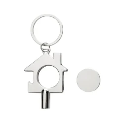 Gift Campaign Portachiavi con chiave di sfiato gettone e apribottiglie in zinco RCS></noscript> Portachiavi In Metallo